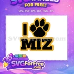 Free Missouri Tigers Paw Free Sport Logos Mizzou Free SVG - Instant Download