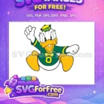 Free Oregon Ducks Mascot Free Smiling Face Sport Free SVG - Instant Download