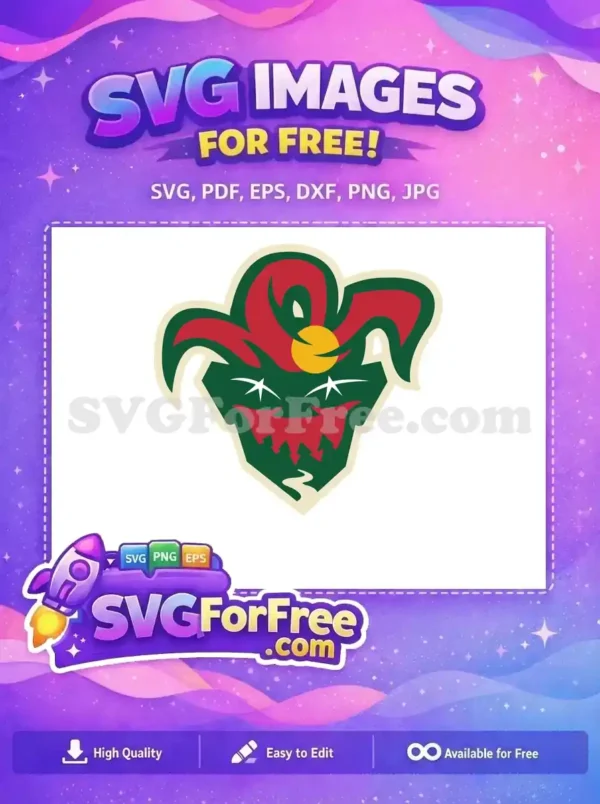 Free Red Hat Free Star Eyes Jester Sport Free SVG