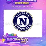 Free Navy Letter Free College Football Sport Logos Free SVG - Instant Download