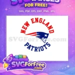 Free Red White Free Blue New England Free SVG - Instant Download