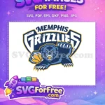 Free Grizzly Bear Free Basketball Memphis Grizzlies Free SVG - Instant Download