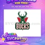 Free Green Deer Free Sport Logos Milwaukee Bucks Free SVG - Instant Download