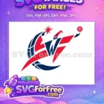 Free Red Blue Wizard Free Basketball Sport Logos Free SVG - Instant Download
