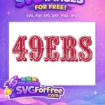 Free San Francisco Free Niners Sport Logos Free SVG - Instant Download