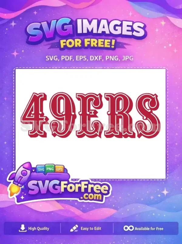 Free San Francisco Free Niners Sport Logos Free SVG