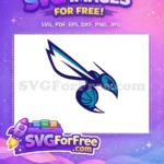 Free Teal Purple Hornet Free Basketball Sport Free SVG - Instant Download