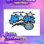 Free Blue Magic Stars Free Basketball Sport Logos Free SVG - Instant Download