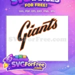 Free San Francisco Free Giants Sport Logos Free SVG - Instant Download
