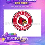 Free Red Cardinal Angry Free Mascot College Football Free SVG - Instant Download