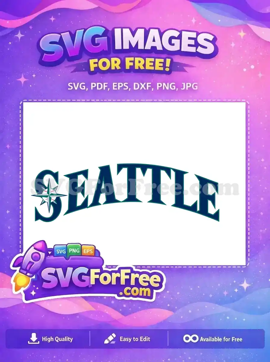 Free Baseball Star Free Seattle Mariners Sport Free SVG
