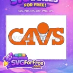 Free Orange Team Free Basketball Net Cleveland Free SVG - Instant Download