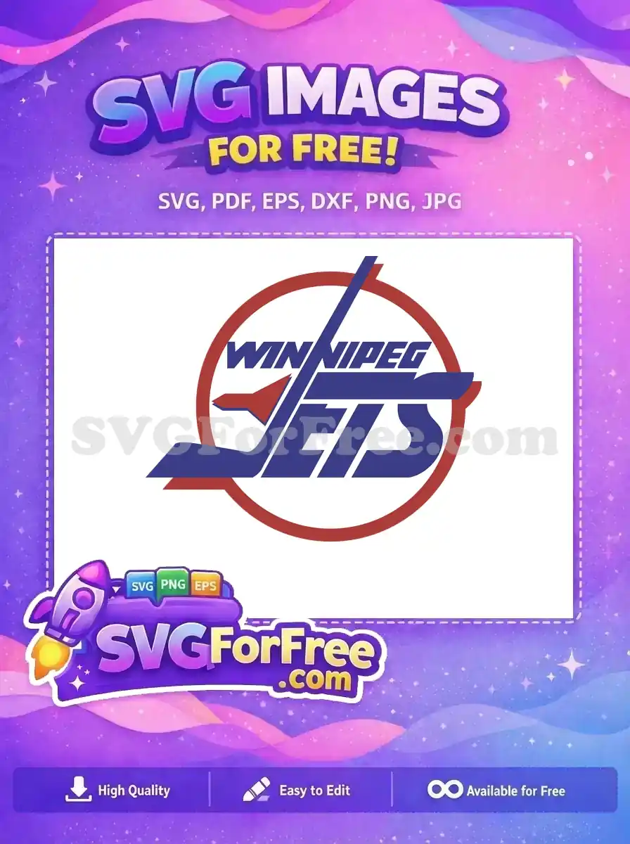 Free Winnipeg Jets Logo Free NHL Team Sport Free SVG 1