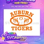 Free Auburn Tigers Logo Free Mascot Sport Free SVG 1 - Instant Download