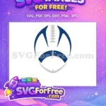 Free Blue Detail Free Football Sport Logos Free SVG - Instant Download