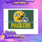 Free Yellow Helmet Free Green Bay Packers Sport Free SVG - Instant Download