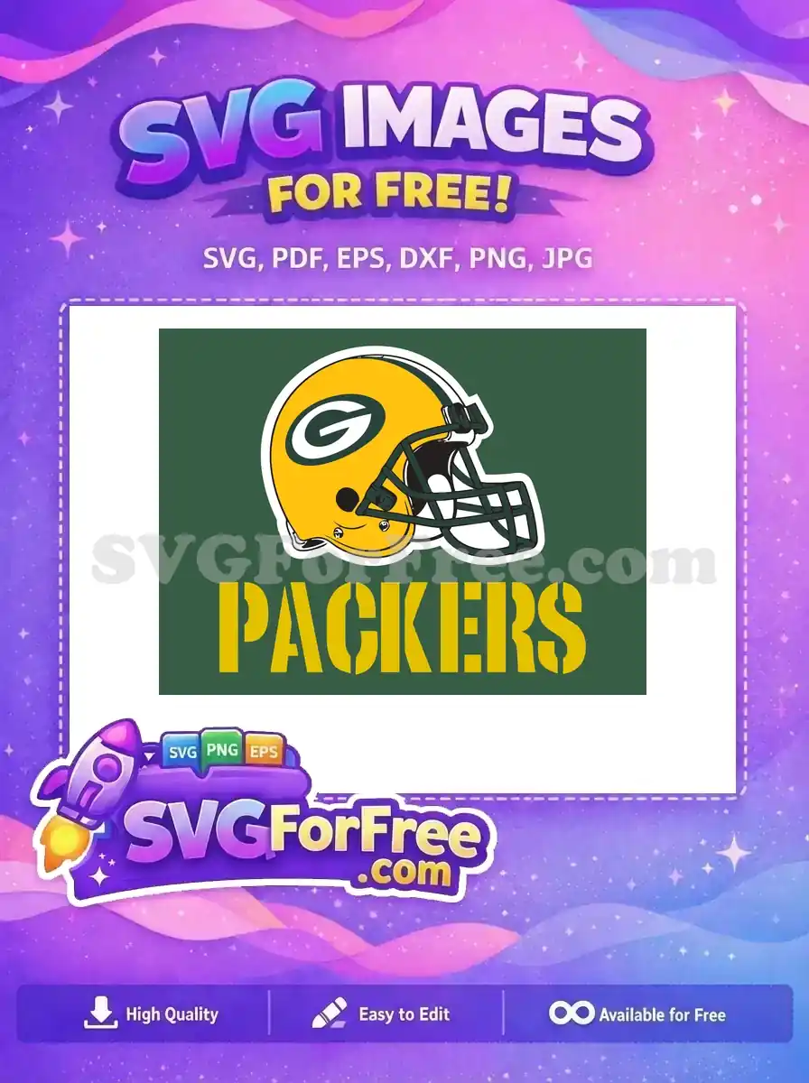 Free Yellow Helmet Free Green Bay Packers Sport Free SVG