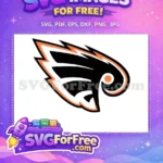 Free Black Orange Feather Free Sport Logos Free SVG - Instant Download