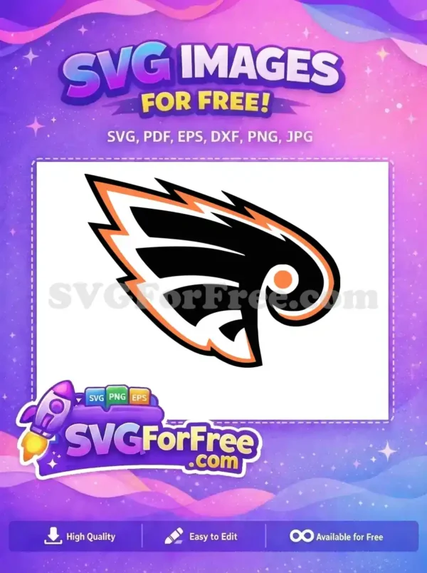 Free Black Orange Feather Free Sport Logos Free SVG Free Black Orange Feather Free Sport Logos Free SVG