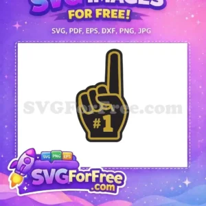 Free Black Gold Number One Free Sport Logos Free SVG