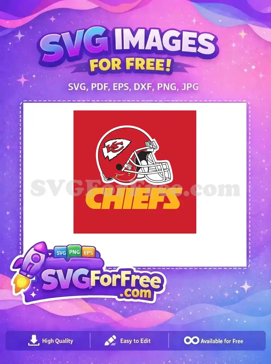 Free Red Helmet Free Chiefs Logo Sport Free SVG