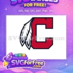 Free Letter C Logo Free Chief Feather Sport Free SVG - Instant Download