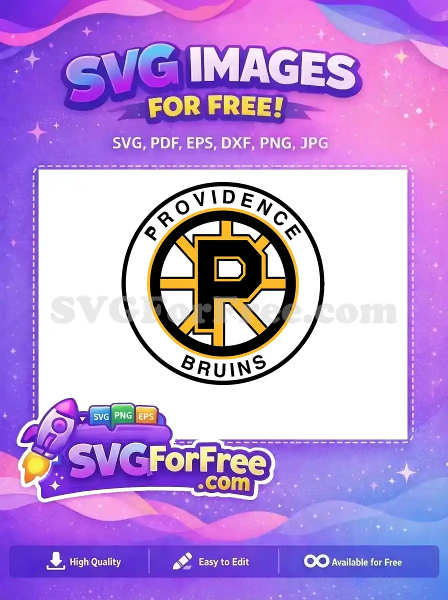 Free Providence Bruins Logo Free Black Yellow Hockey Free SVG