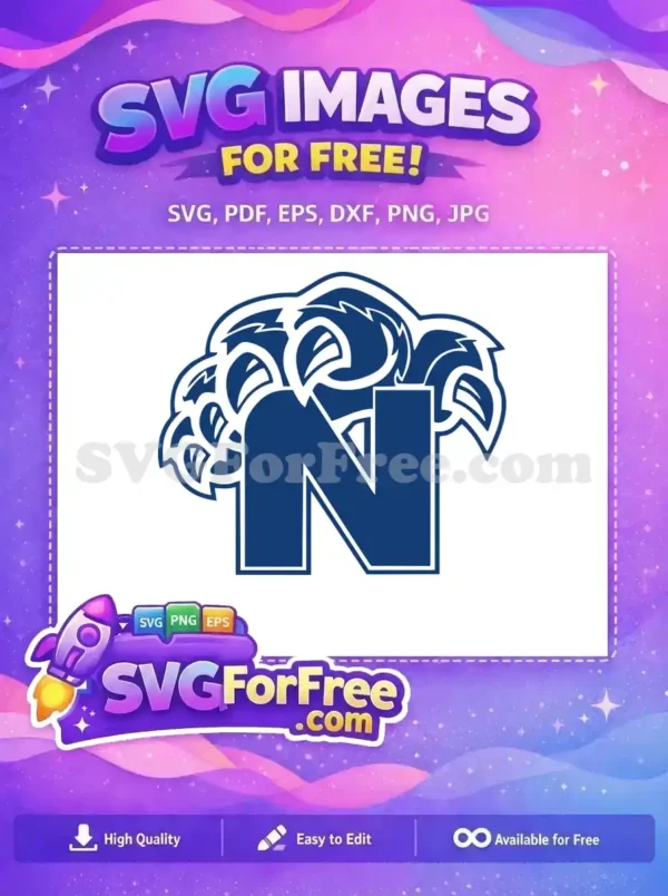 Free Navy Claw Free Letter N Sport Logos Free SVG