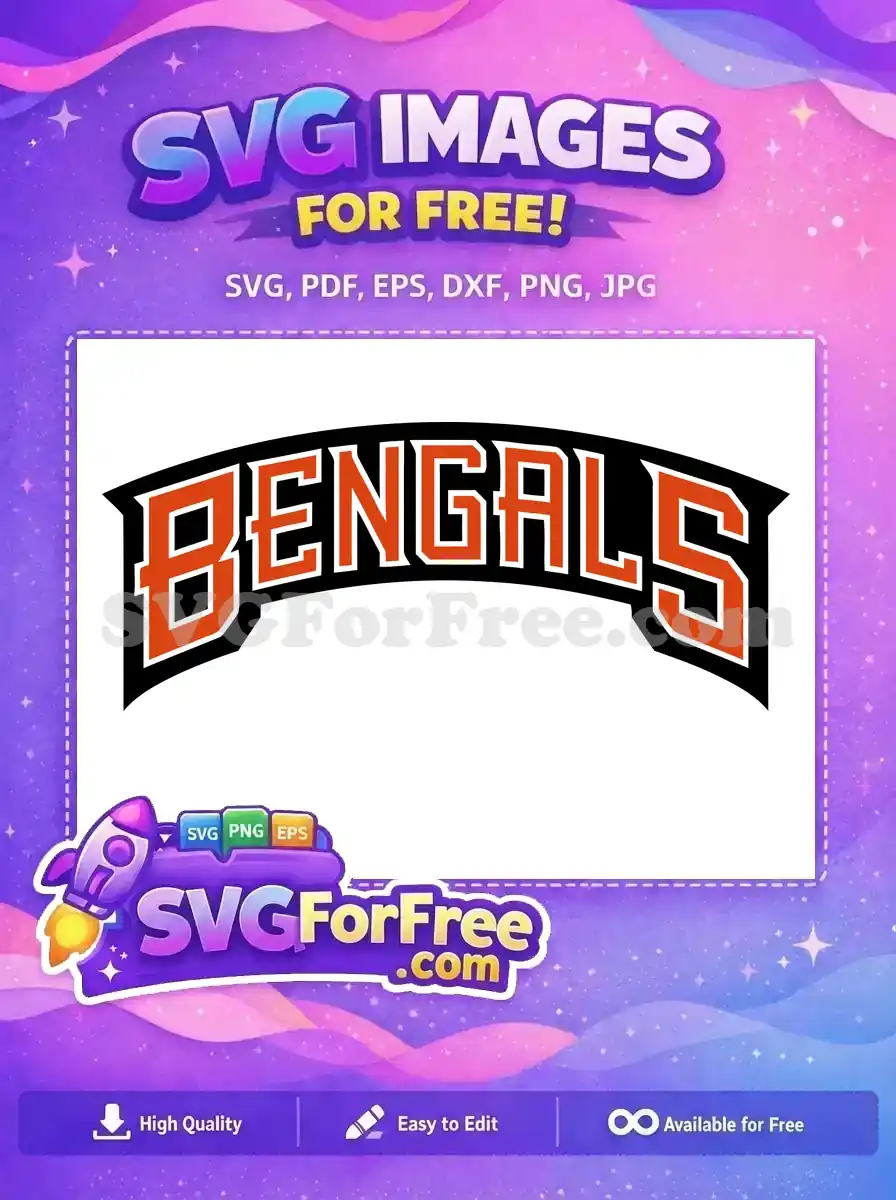Free Bengals Orange Logo Free Team Sport Free SVG