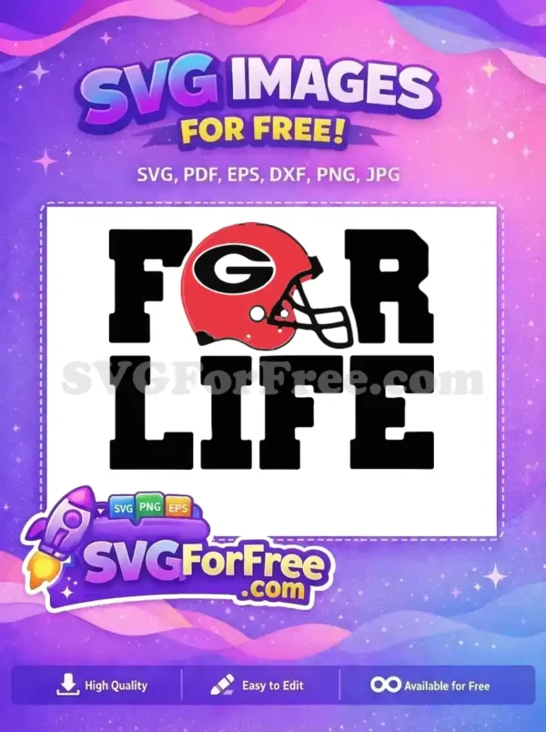 Free Georgia Bulldogs Helmet Free For Life Sports Free SVG