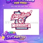 Free Minnesota Twins Play Ball Free Baseball Sport Free SVG - Instant Download