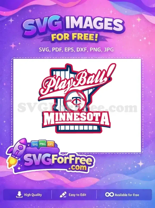 Free Minnesota Twins Play Ball Free Baseball Sport Free SVG
