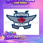 Free Winnipeg Jets Logo Free Maple Leaf NHL Free SVG 1 - Instant Download