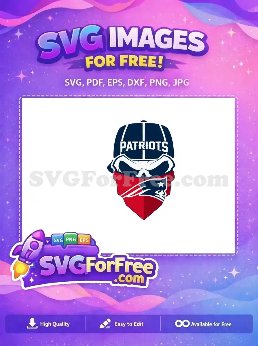 Free Skull Mask Free Patriots Logo Sport Free SVG