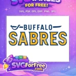 Free Buffalo Sabres Free Gold Letters Sport Free SVG - Instant Download