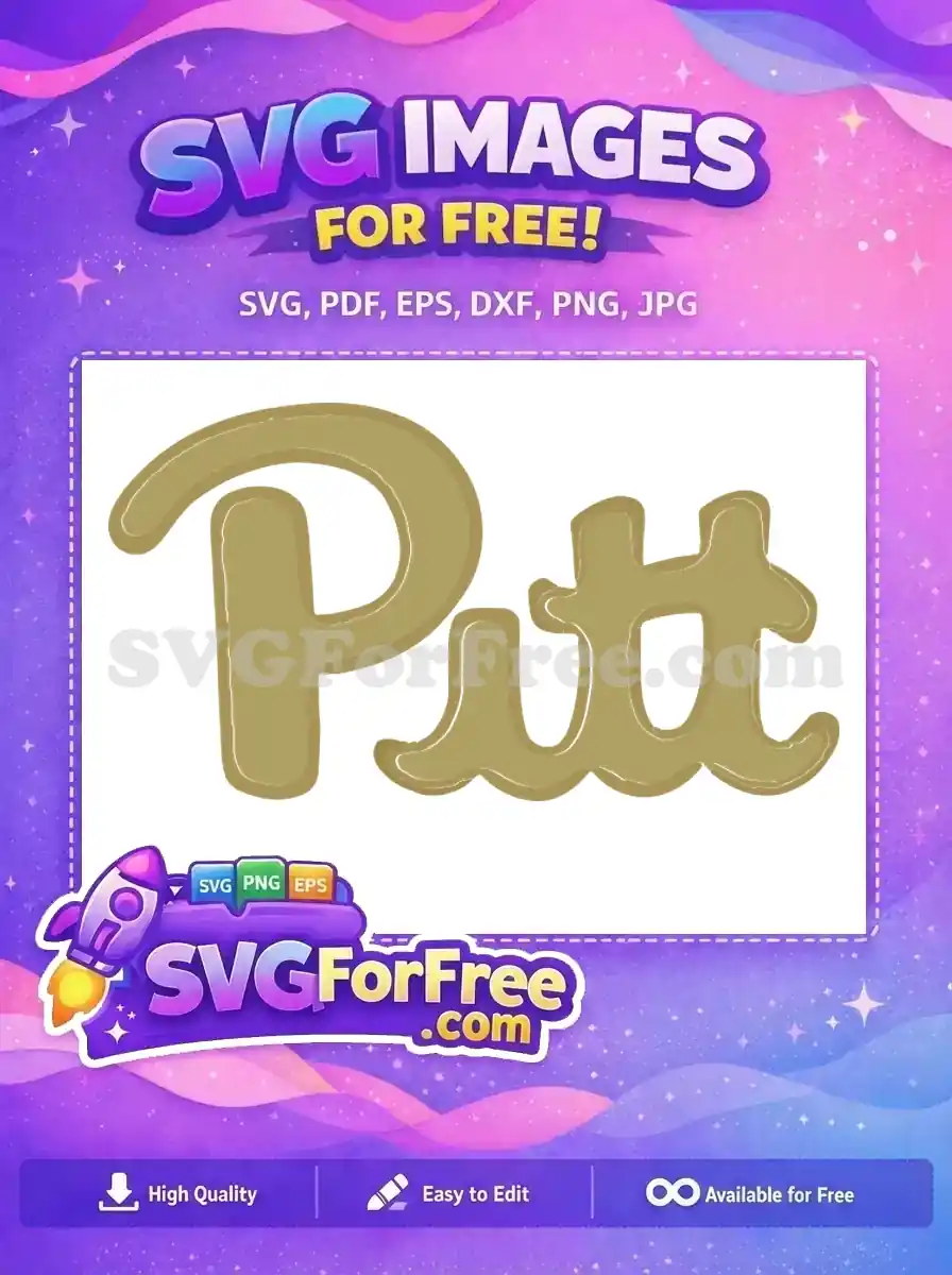 Free Pitt Panthers Graphic Free Pitt Logo Sport Free SVG