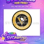 Free Pittsburgh Penguins Free Hockey Team Sport Logos Free SVG - Instant Download