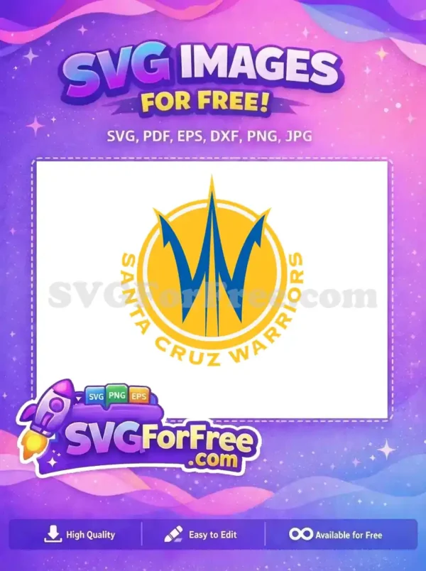 Free Blue Trident Free Santa Cruz Warriors Sport Free SVG