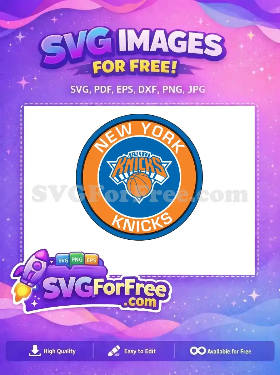 Free Circular Knicks Free Sport Logos New York Free SVG