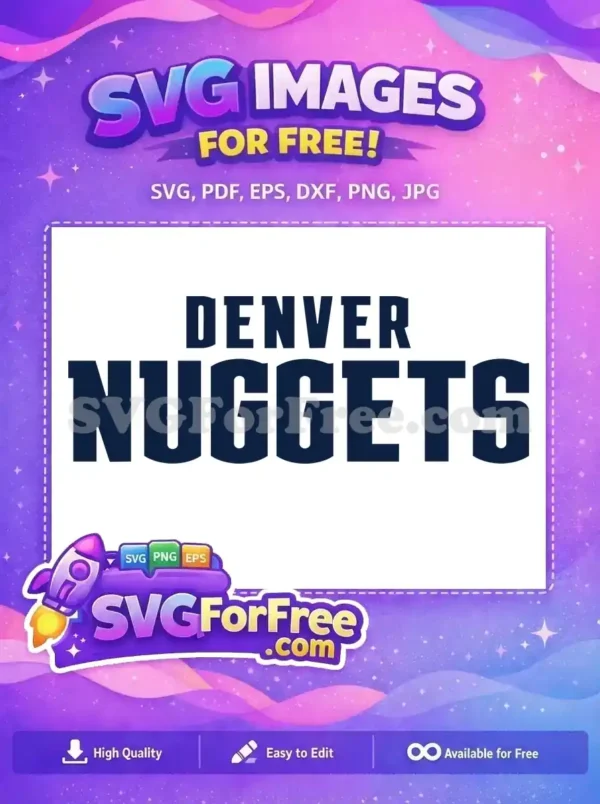 Free Navy Nuggets Free Denver Text Sport Free SVG