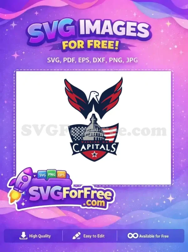 Free Eagle Wings Free Capitol Building Washington Capitals Free SVG