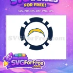 Free Chargers Bolt Free Gear Sport Logos Free SVG - Instant Download