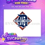 Free Navy Detroit Free Tigers Orange Diamond Sport Free SVG - Instant Download