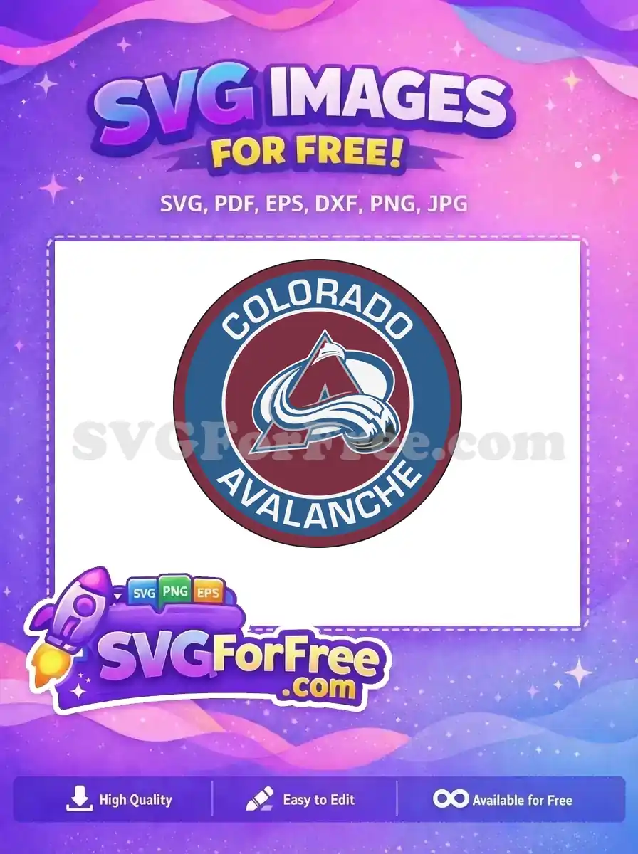 Free Colorado Avalanche Logo Free Sport Logos NHL Free SVG