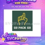 Free Gold Finger Free Go Pack Go Sports Free SVG - Instant Download