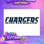 Free Chargers Navy Blue Free Yellow Sport Logos Free SVG - Instant Download