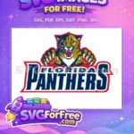 Free Florida Panthers Logo Free Blue Red Colors Sport Logos Free SVG - Instant Download
