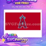 Free Red Anges Free Sport Logos Baseball Free SVG - Instant Download