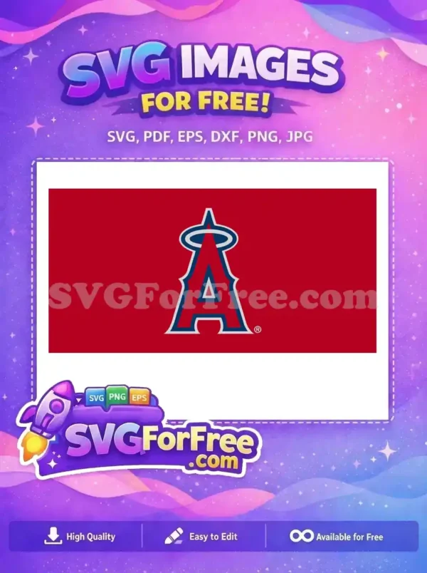 Free Red Anges Free Sport Logos Baseball Free SVG