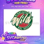 Free Minnesota Wild Logo Free Green Red Emblem NHL Hockey Free SVG - Instant Download